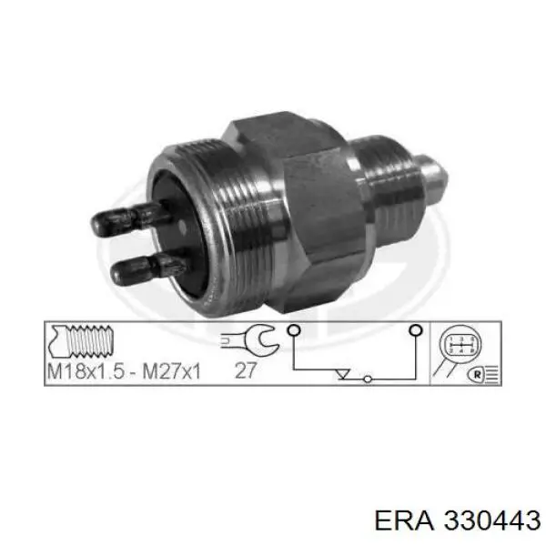 Датчик включения фонарей заднего хода 330443 ERA