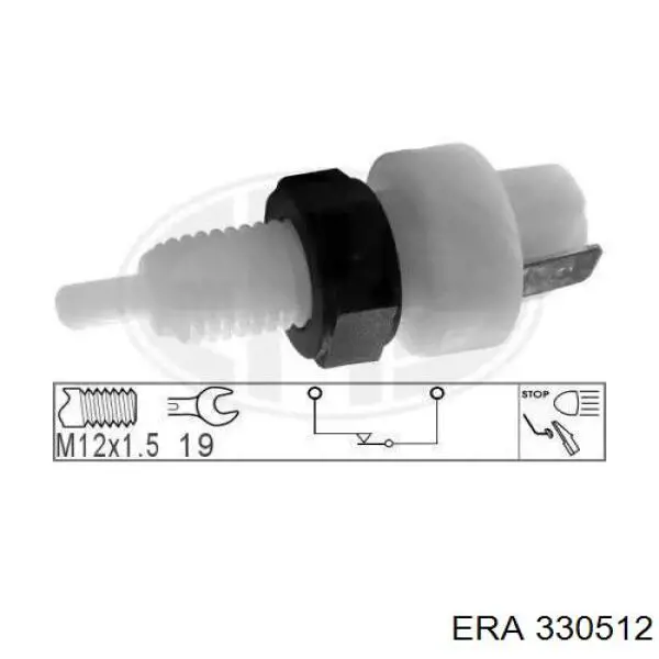 Датчик включения стопсигнала 330512 ERA