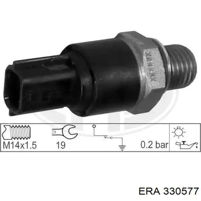 330577 ERA Датчик указателя давления масла