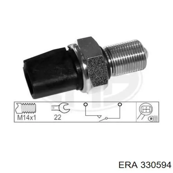 Датчик включения фонарей заднего хода 330594 ERA