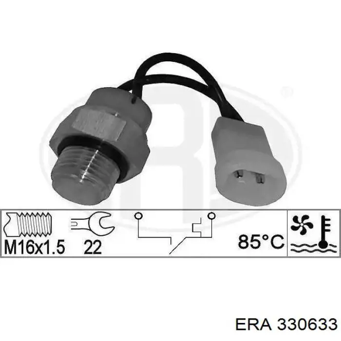 Датчик температуры радиатора ERA 330633 цена, от 5.98 USD