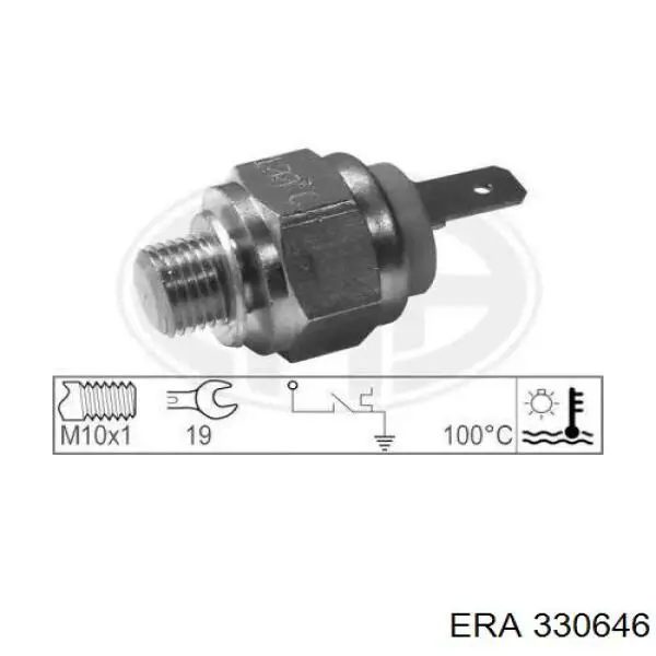Купить 330646 ERA Термодатчик охлаждающей жидкости