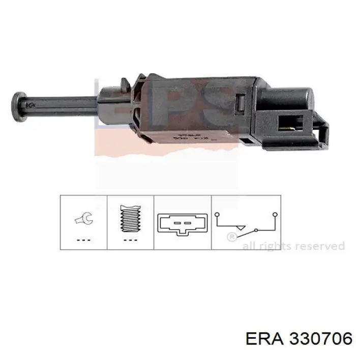 Датчик включения сцепления ERA 330706 цена, от 3.48 USD
