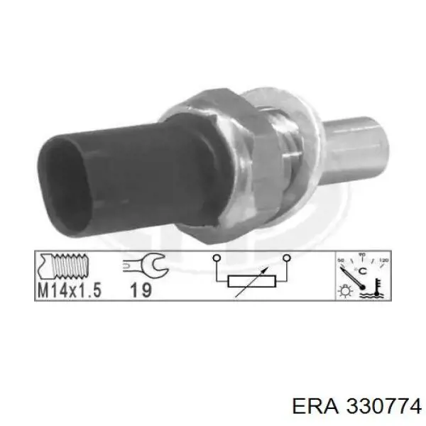 Датчик температуры топлива 330774 ERA