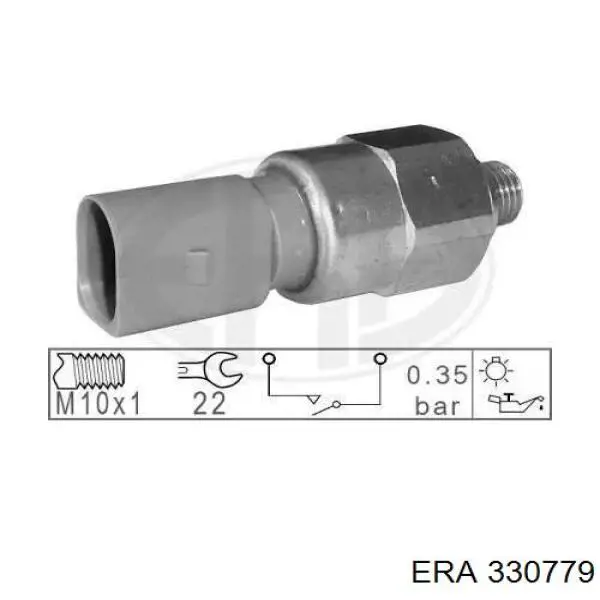 Sensor para bomba de dirección hidráulica 330779 ERA