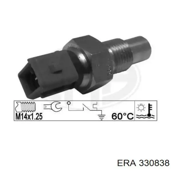 Датчик температуры охлаждающей жидкости, на приборе ERA 330838