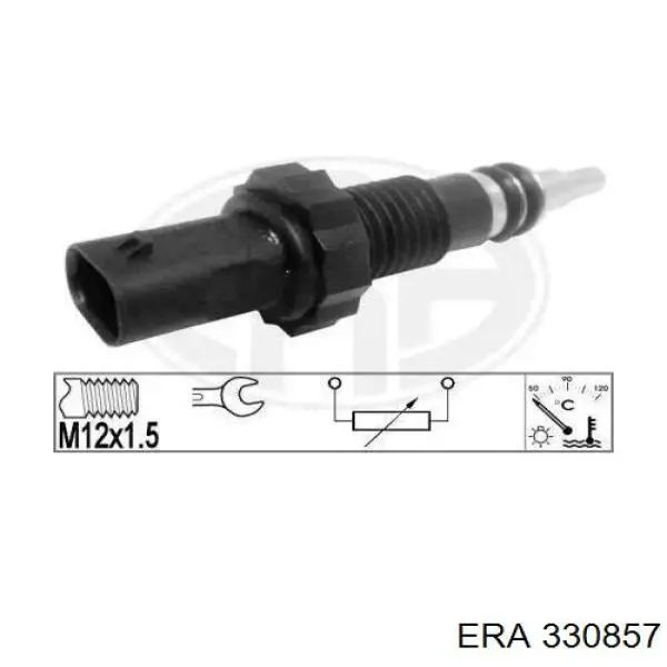 330857 ERA sensor de temperatura do fluido de esfriamento