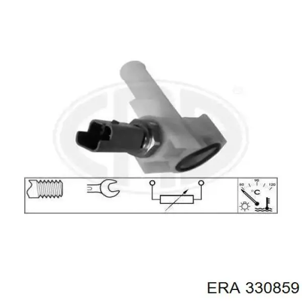 Датчик температуры охлаждающей жидкости 330859 ERA