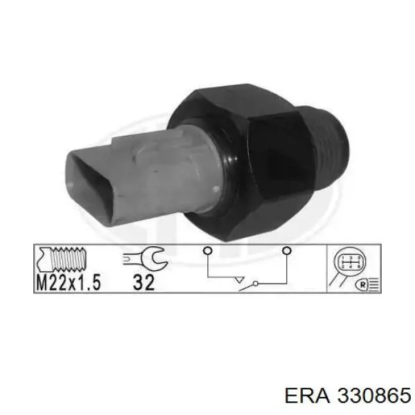 Датчик включения фонарей заднего хода 330865 ERA