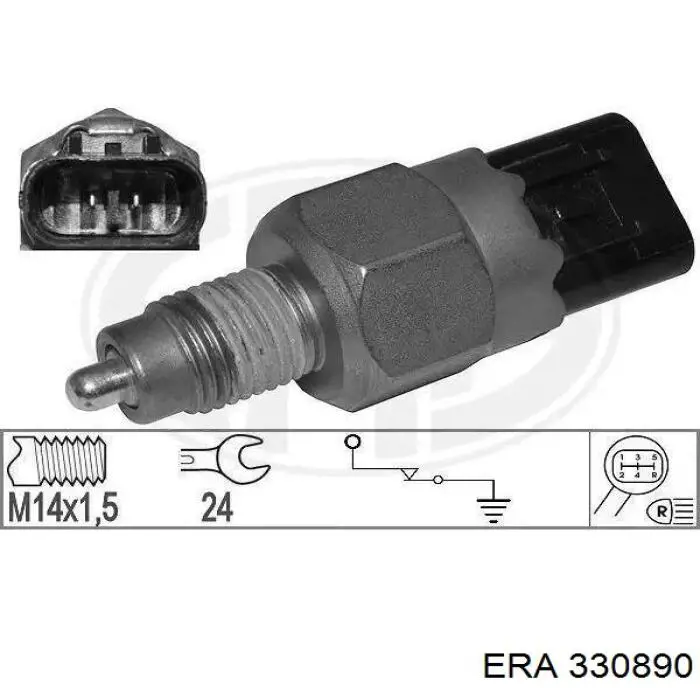 Включатель фонарей заднего хода ERA 330890 цена, от 11.99 USD