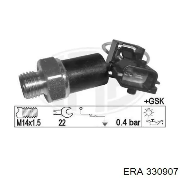 Датчик давления масла 330907 ERA