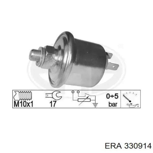 Датчик давления масла 330914 ERA