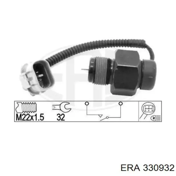 330932 ERA sensor de ativação das luzes de marcha à ré