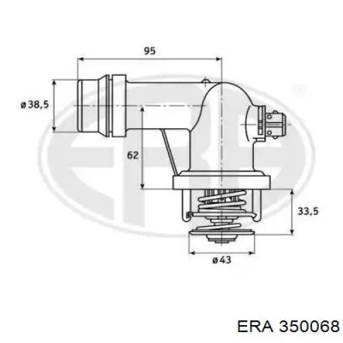 Термостат 350068 ERA