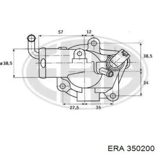 Термостат 350200 ERA
