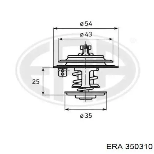 Термостат 350310 ERA