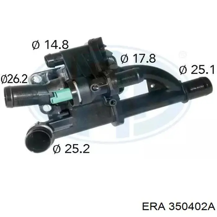 Корпус термостата 350402A ERA