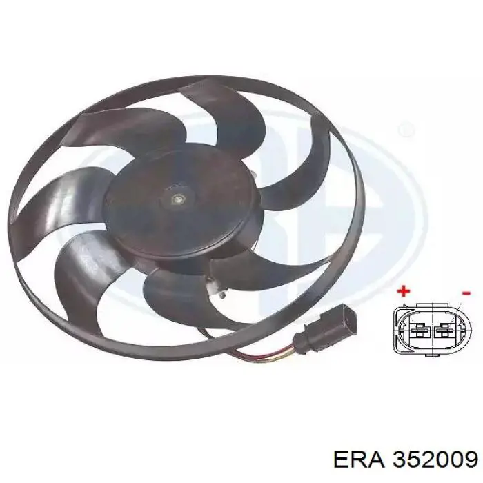 Электровентилятор охлаждения в сборе ERA 352009 цена, от 51.90 USD