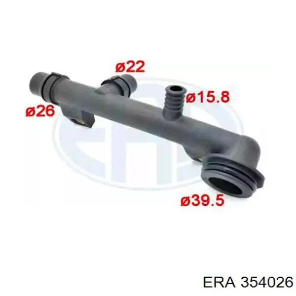 Фланец системы охлаждения ERA 354026 цена, от 8.75 USD