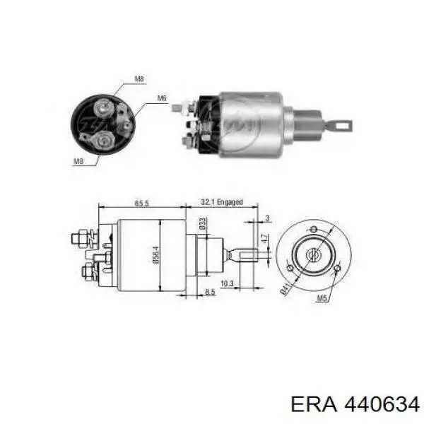 Правый подрулевой переключатель  ERA 440634 цена, от 80.54 USD
