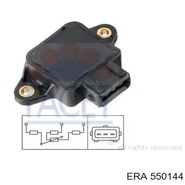 Датчик дроссельной заслонки  ERA 550144 цена, от 12.49 USD