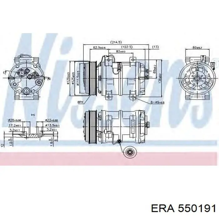 Датчик фаз ERA 550191 цена, от 38.08 USD