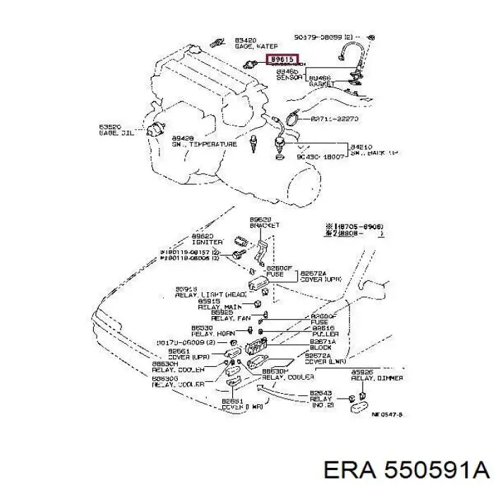 Compre 550591A ERA Sensor de detonação