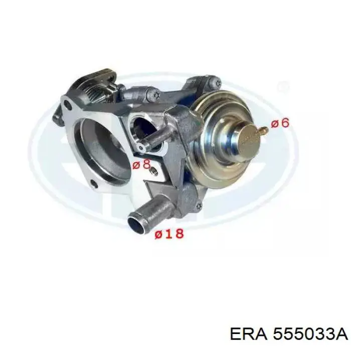 Купить 555033A ERA Клапан EGR системы рециркуляции отработавших газов