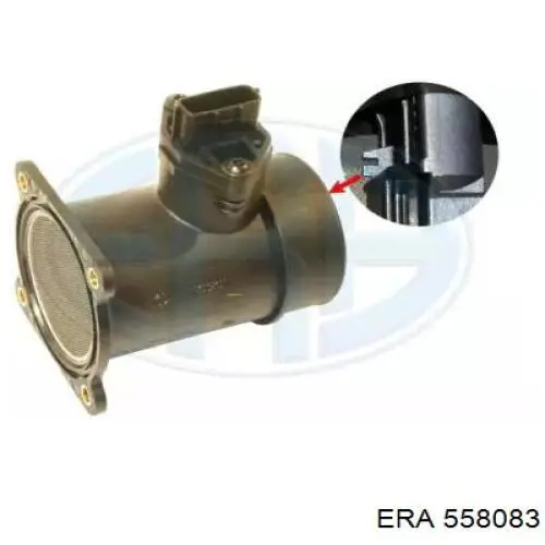 558083 ERA sensor de fluxo (consumo de ar, medidor de consumo M.A.F. - (Mass Airflow))