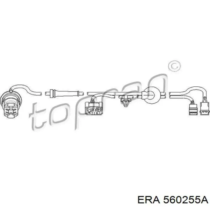 560255A ERA sensor abs traseiro esquerdo