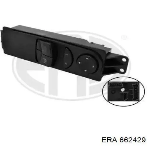 Кнопочный блок управления стеклоподъемником передний левый ERA 662429