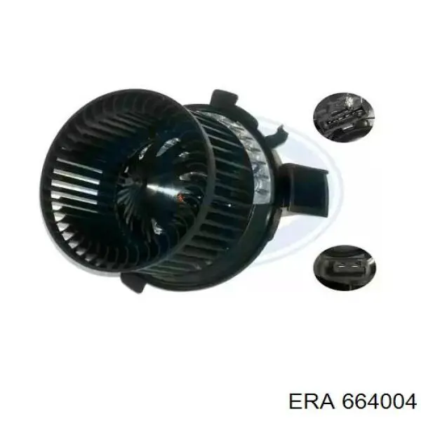 Motor eléctrico, ventilador habitáculo 664004 ERA