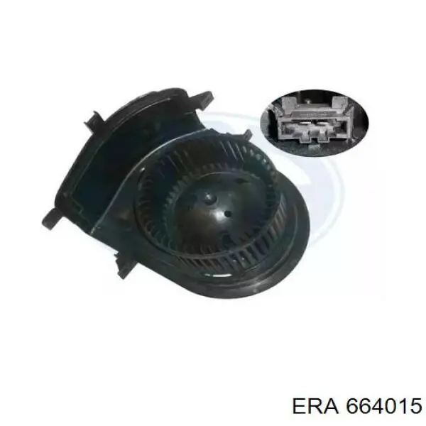 Motor eléctrico, ventilador habitáculo 664015 ERA