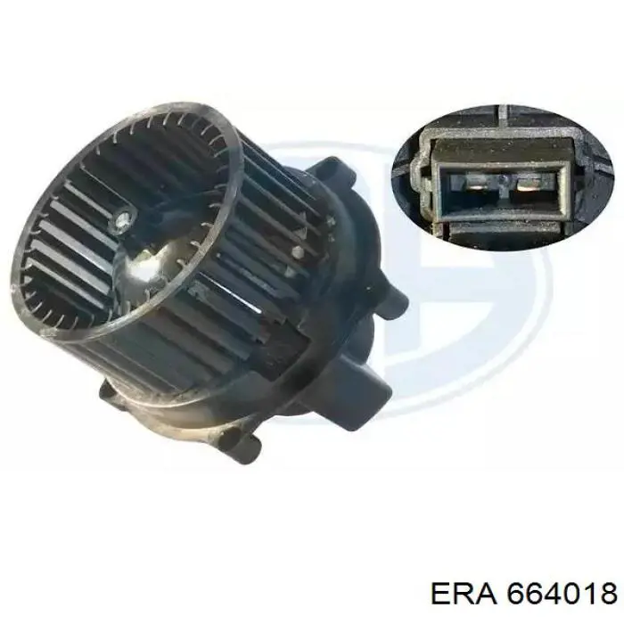 Мотор вентилятора печки (отопителя салона) задний ERA 664018