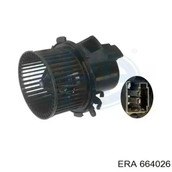 Motor eléctrico, ventilador habitáculo 664026 ERA