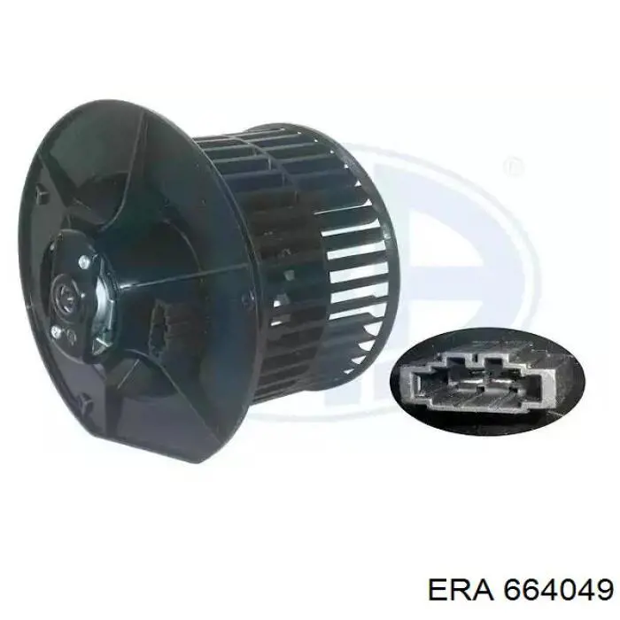 Мотор вентилятора печки (отопителя салона) задний ERA 664049