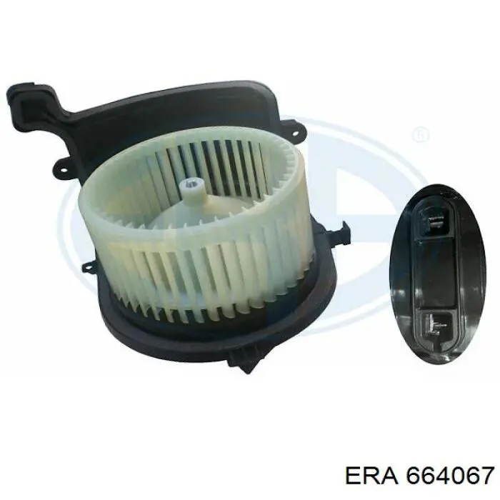 Motor eléctrico, ventilador habitáculo 664067 ERA