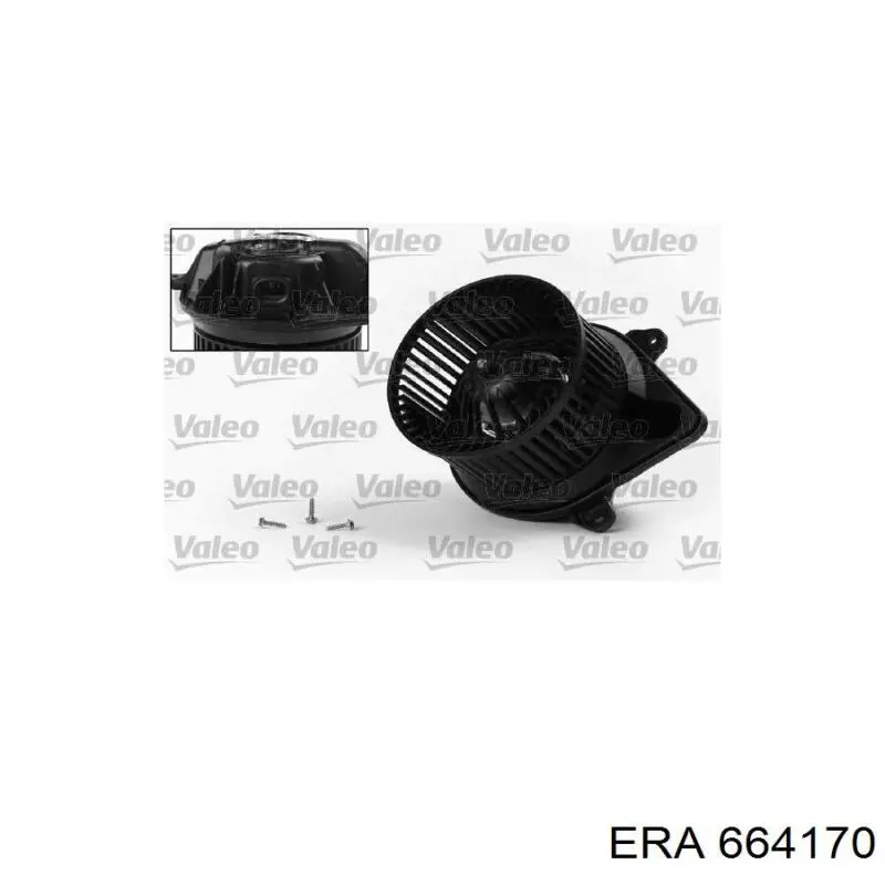 Motor eléctrico, ventilador habitáculo 664170 ERA