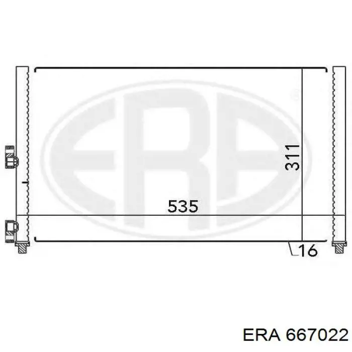 667022 ERA Конденсатор