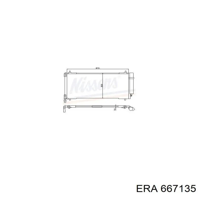 Конденсатор кондиционера ERA 667135 цена, от 107.97 USD