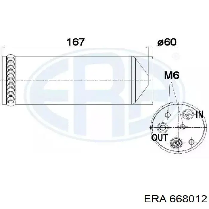 Осушитель кондиционера 668012 ERA