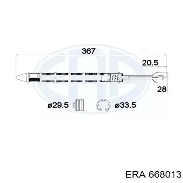 Осушитель кондиционера 668013 ERA