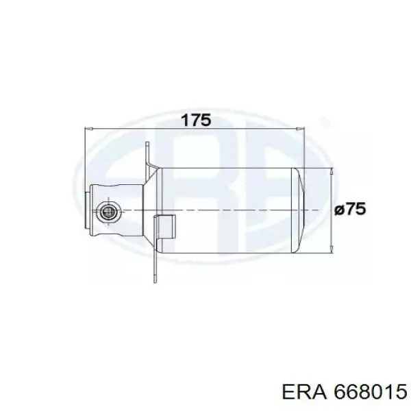 Ресивер-осушитель кондиционера ERA 668015