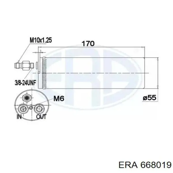 Осушитель кондиционера 668019 ERA