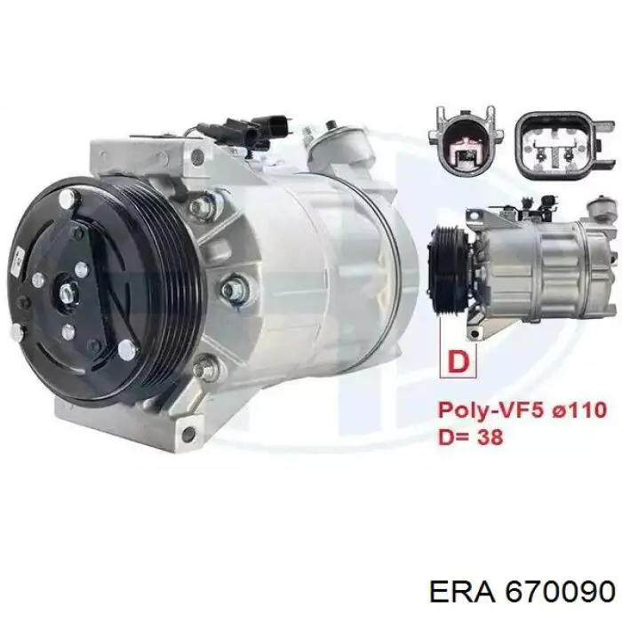 Купить 670090 ERA Компрессор климатической установки