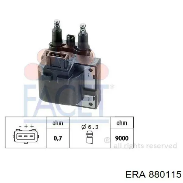 Купить 880115 ERA Катушка зажигания