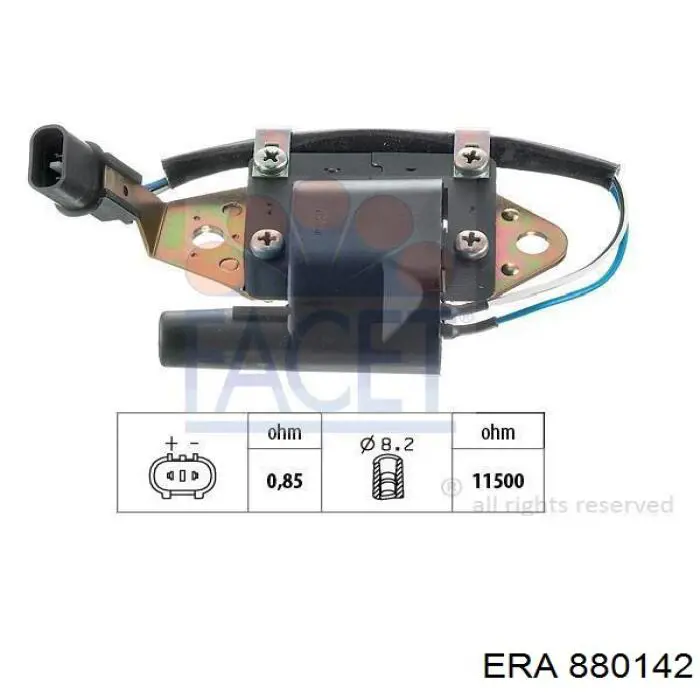 Купить 880142 ERA Катушка зажигания