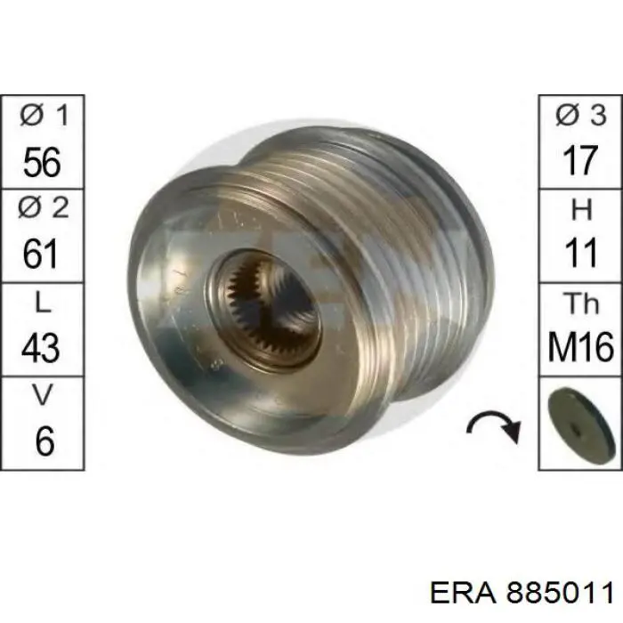 Модуль зажигания (коммутатор) ERA 885011 цена, от 19.50 USD