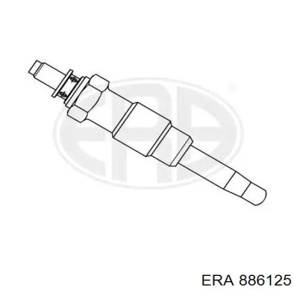 Свечи накала 886125 ERA