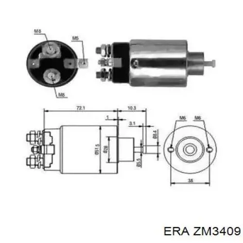 Купить ZM3409 ERA Тяговое реле